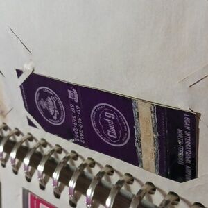 Vintage Cloud 9 matchbook